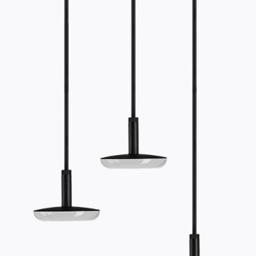 Sway Pendant Triple 100-230V Black *SET*