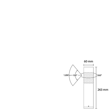 Vela small zwart | staande lamp 4W | Dimbaar