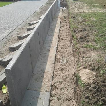 L element 50x50x120 grijs