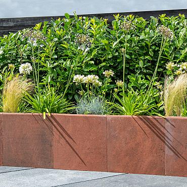 L Element 50x50x80 Roestbruin