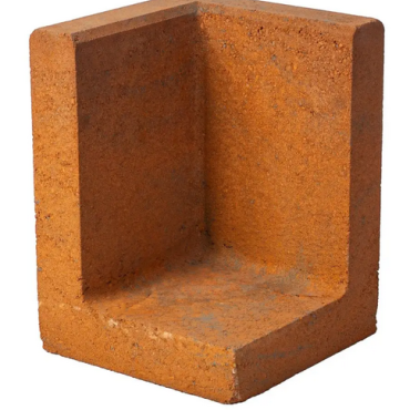 L Hoekelement 50x50x100 Roestbruin