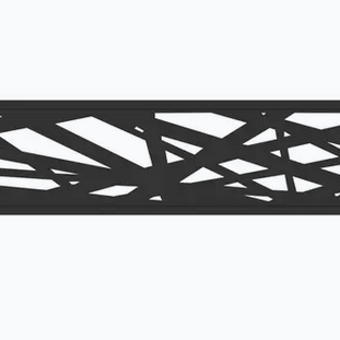 Boston Decopaneel Hera horizontaal 30x175 cm dikte 2 mm RAL9005