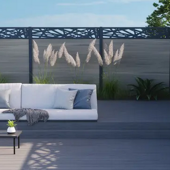 Boston Decopaneel Hera horizontaal 30x175 cm dikte 2 mm RAL9005