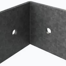 Cobra hoekbeslag 28x35x35 mm voor 30x50mm alu per 20 Stuks in set. incl schroef torx 4x20