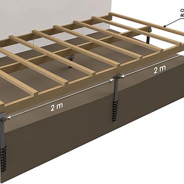 Cobra U-vorm 120x120 kop voor spiraal vuurverzinkt