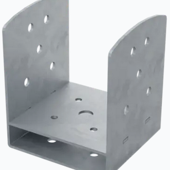 Cobra U-vorm 90x90 kop voor spiraal vuurverzinkt