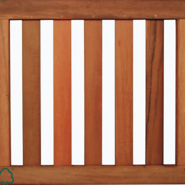 Keruing massief hekpoort 11 90x100cm