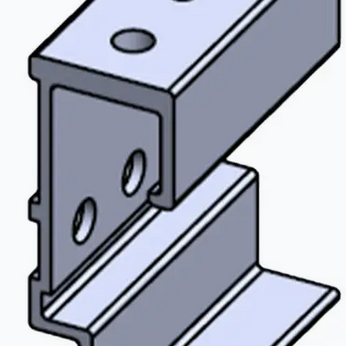 WEO Brise soleil verstelbare klem Alu NV3