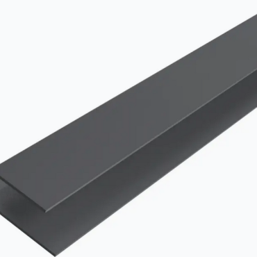 WEO35-60 Alu F-profiel Dark Grey 65x80mm - RAL7022 L=300 cm