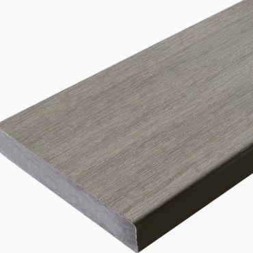WPC 22.5x138mm Fiberdeck Light Grey SE  kantplank massief L=300 cm