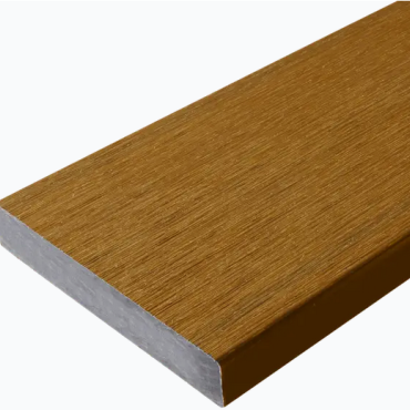 WPC 22.5x138mm Fiberdeck Teak kantplank SE massief L=300 cm