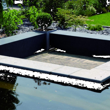 25 kg Canadian Slate zwart 10-20 mm