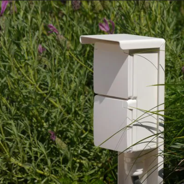 Glampère pro Dubbel stopcontact 1 wartel Corten