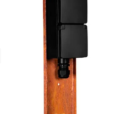 Glampère pro Dubbel stopcontact 1 wartel Corten