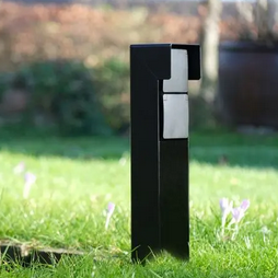 Glampère PRO+ Luxe dubbel stopcontact met kabeldoos Zwart (incl. afdekkap en installatiedraad)