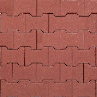 H-profiel steen 8 cm 19.8x16.3x8 cm Rood **MP**