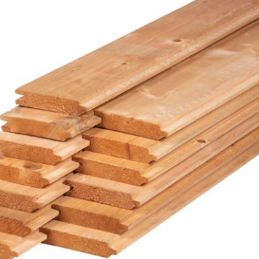 Stapelset blokhutprofiel Red Class Wood