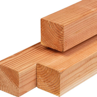 Douglas palen gedroogd 11.0x11.0x400cm geschaafd