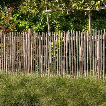 Kastanjepaal geschild Ø10-12x300cm gepunt. niet gekruind