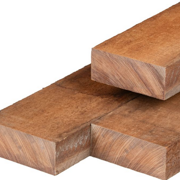 Hardhouten paal 5.0x10.0x500 cm fijnbezaagd. gepunt - duurzaamheidsklasse 1