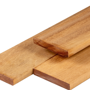 Hardhouten vlonderplank Tatajuba 2.1x14.5x550 cm glad geschaafd - duurzaamheidsklasse 1