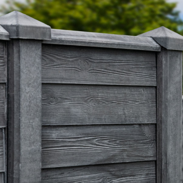 Beton-afdekkap antraciet diamantkop 180cm