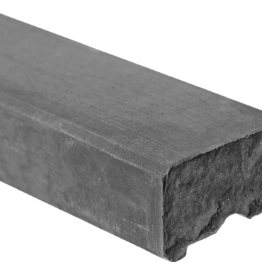 Beton-afdekkap antraciet vlakke kop 180cm