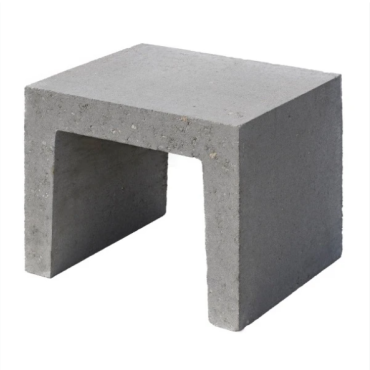 U-element 40x40x50 cm grijs
