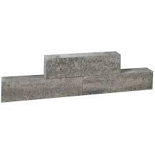 Forto Walling Grijs/Zwart 60x10x10 cm