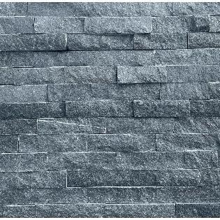 Natuursteen Stone Panels Black Quarzite Breukruw 60x15x1.5-2.5 cm