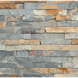 Natuursteen Stone Panels Rusty Slate Breukruw 60x15x1.5-2.5 cm