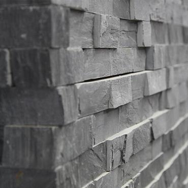 Supreme Slate steenstrip eind/hoekstuk 45/15x15x1-2.5 cm.