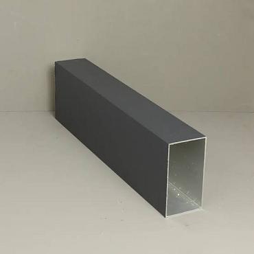 Alu.fundatiekoker 6x11x600cm anthaciet