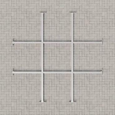 Aluminium onderconstructie SD11/FD11/PD11