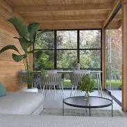 Complete set steellook glaswand zwart 232x224 cm