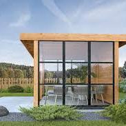 Complete set steellook glaswand zwart 232x224 cm