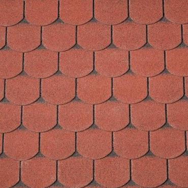 Dakshingles beverstaart rood - pak 3 m²