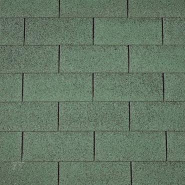 Dakshingles recht groen - pak 3 m²