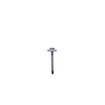Daktrimschroef RVS A2 4.5x40 mm | boorpunt | EPDM Ring 15 mm (Doos 50 stuks)