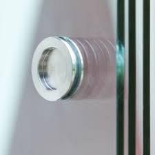 Deurgreep plakhandvat RVS rond 65 mm | set van 2