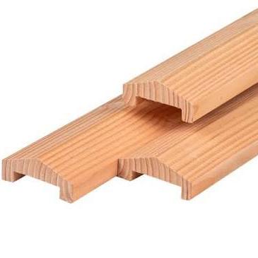 Douglas afdekkap 4.5x8.8x180 cm | gedroogd | geschaafd | robuust
