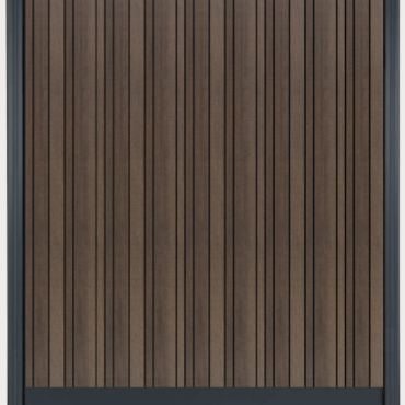 WPC Fency Barcode profile (wb 198mm) Chocolate
