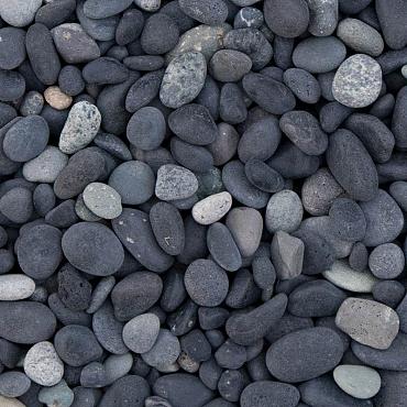 AG Beach pebbles zwart 5-8 mm Midibag 0.7m3
