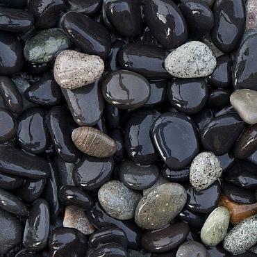 AG Beach pebbles zwart 8-16 mm Midibag 0.7m3