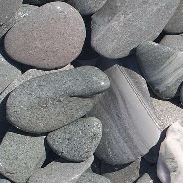 AG Flat pebbles groen 30-60* mm Midibag 0.7m3