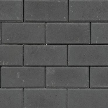BSS 8cm KOMO zwart met deklaag 36st/lg