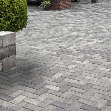 BKK Betonklinker 8 cm 21x10.5x8 cm Grijs Zwart