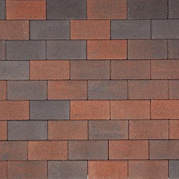 BKK Betonklinker 8 cm 21x10.5x8 cm Rood Zwart