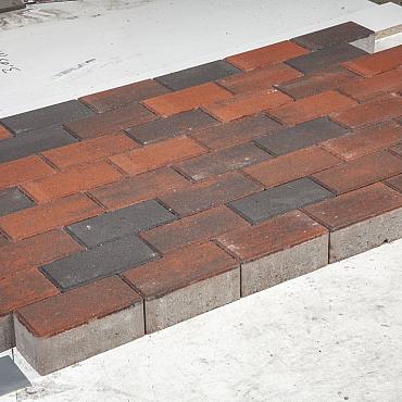 BKK Betonklinker 8 cm 21x10.5x8 cm Rood Zwart