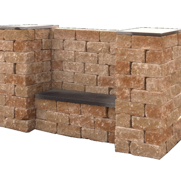 COMBIWALL UNO 30X15X12CM MONT BLANC